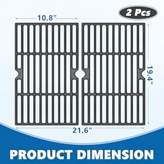 Safbbcue Pro 22 Grates for Traeger Pro 22 Pro 575 HDW433 HDW195 Accessories, Cast iron Grill Grates for Lil' Tex Elite Pellet Grill, for Camp Chef SG24 DLX24 Pellet Grill