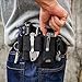 ST1 Leather Multitool Sheath - EDC Belt Organizer for Leatherman Tools, Flashlight, Pen, and Keychain Clip, Durable and Stylish, Great for Work and Daily Use, Ideal Gift for Men
