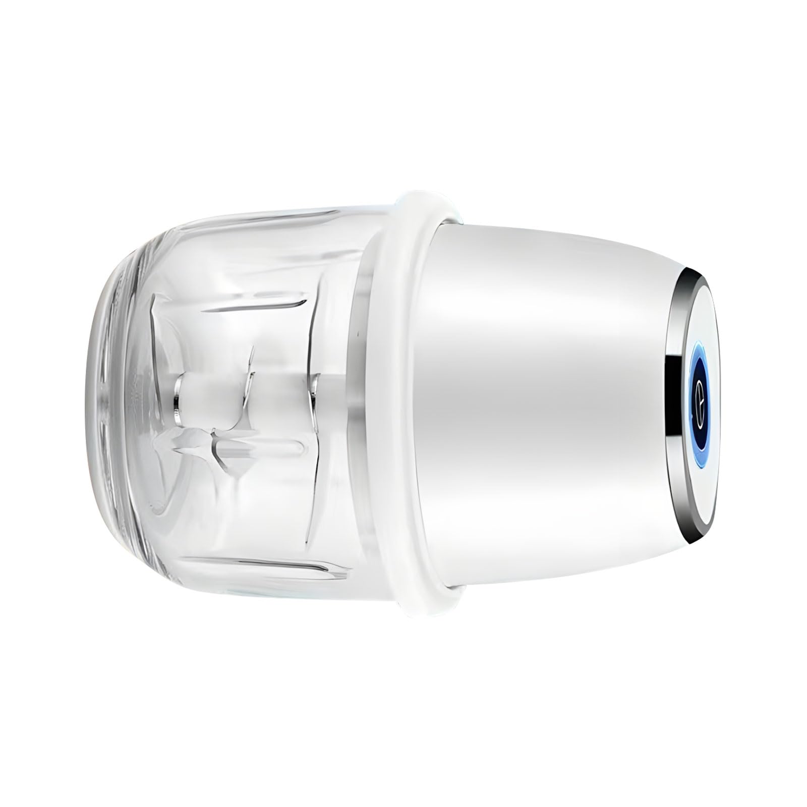 ZWWAAZHF Rechargeable Garlic Press Machine 350ML Glass Container with Sturdy Components for Various Ingredients Electric Plant Grinder
