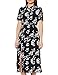 Produktbild Amazon-Marke: find. Damen Midi-Hemdkleid, Schwarz (Black/White), 42, Label: XL