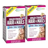 Applied Nutrition Longer, Stronger Hair and Nails, 60-Count (Pack of 2)
