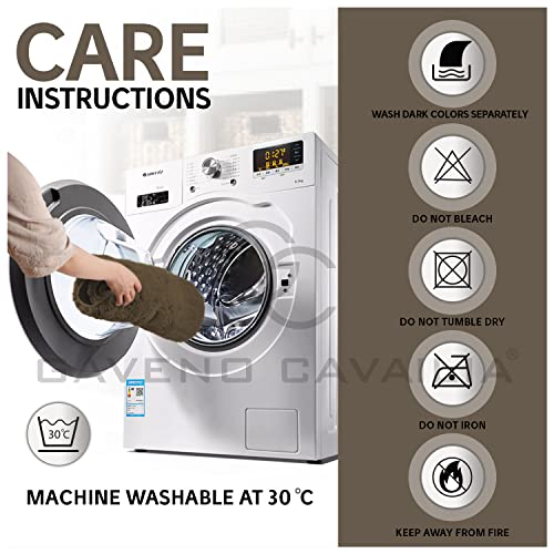 GC GAVENO CAVAILIA Ultra Plush 2 Piece Greek Bath Mat Anti Slip Pedestal Set, Extra Absorbent 100% Polypropylene Bathroom Toilet Rug, Regular (50x80, 50x40 cm), Mocha - Cosy Home Interiors GC GAVENO CAVAILIA Ultra Plush 2 Piece Greek Bath Mat Anti Slip Pedestal Set, Extra Absorbent 100% Polypropylene Bathroom Toilet Rug, Regular (50x80, 50x40 cm), Mocha - Image 6