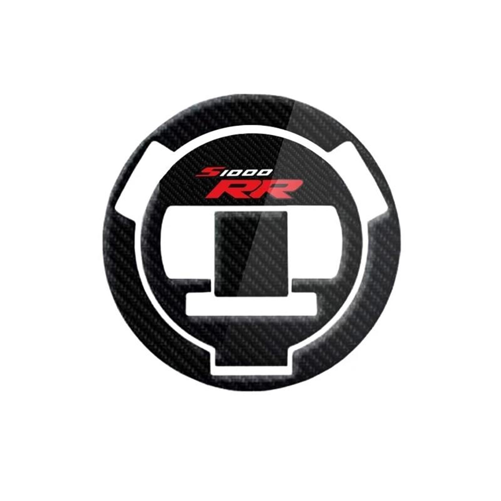 3D Carbon Fiber Tank Gas Cap Pad Filler Cover Sticker Decals for BMW HP2 Sport 2010-2011/S1000R F650GS S1000RR
