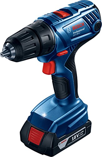 Image of Bosch GSR 180-LI 18V Cordless Drill Driver, 1.5 /13 mm Chuck capacity, 21 /54 /- Nm, LED Light, 2 Gear