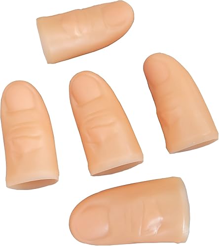AIMOFAMAG 10 piezas de punta de pulgar primer plano trucos de magia falso dedo mago truco truco (tamaño adulto) disponible en Yaxa Venezuela