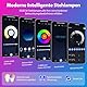 HANDSONIC LED Stehlampe,WIFI RGBCW Stehlampe Wohnzimmer,9W E27 Dimmbar Stehlampe,Stehleuchte mit APP,Arbeiten Sie mit Alexa & Google Assistant,DIY-Modus,Musikmodus & Timing-Funktion (Weiß)