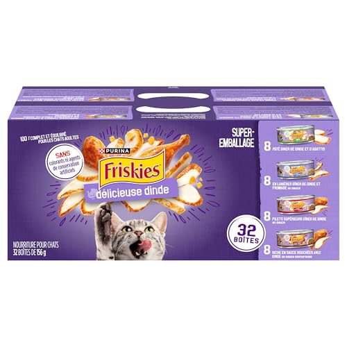 Purina Friskies Turkey Experience Wet Cat Food Super Pack 32 x 156g Cans, Brown (44338) image 5