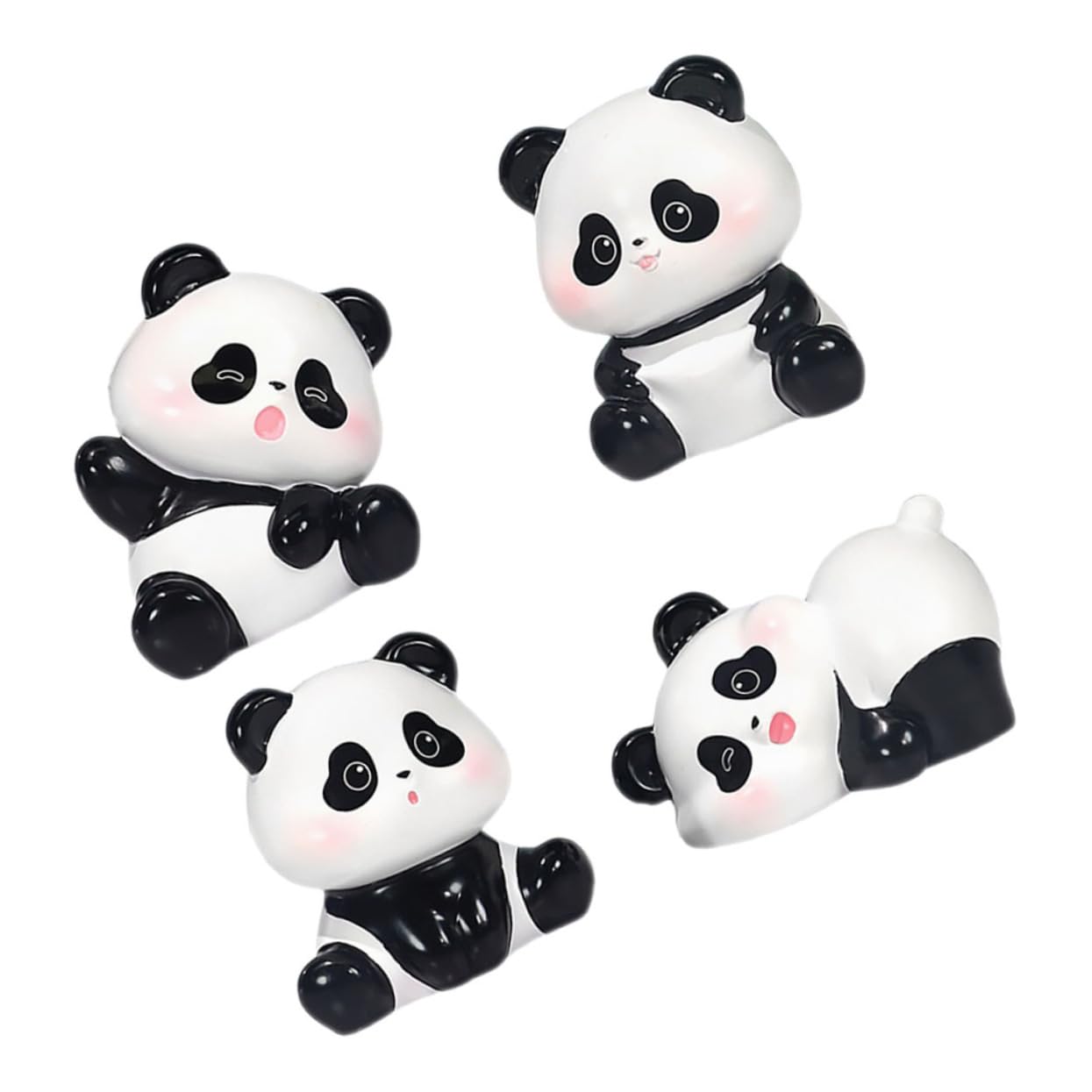 Décoration de panda résine Ciieeo pour remplacer les ornements fragiles de jardin