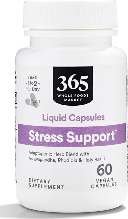 365 by Whole Foods Market, Stress Support, 60 Count - image 1