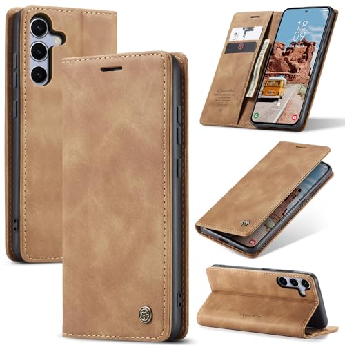 Azororo Coque pour Samsung Galaxy S25 Plus 5G Premium Housse Cuir Protection Pochette Rabat...