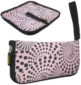 JHM Laptop Netbook Bag ENKAY ENK-2002R1 Helical Wavepoint Pattern Thermal Printing Soft Multi-function Mouse Pad(Pink) Laptop Accessory (Color : Pink)