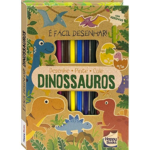 É Fácil Desenhar! Dinossauros: