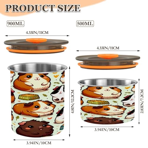 Envase hermético para café ATTX 500 ml de acero inoxidable miniatura 2
