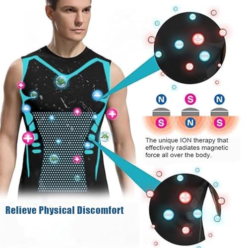 Evolv-V Boost Men Shirt, 2025 New Version Ionic Shaping Sleeveless Shirt for Men to Build a Perfect Body3