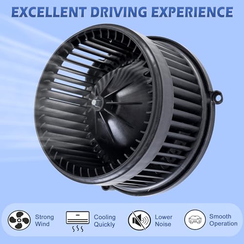 Image of AC Heater Blower Motor Assembly with Fan Cage 700211 15781505 Compatible with 2006-2017 Chevy Equinox Compatible with 2012-2015 Captiva Sport Compatible with 2010-2017 GMC Terrain