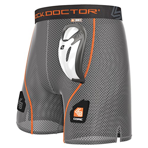 Shock Doctor Youth Core Loose Hockey Shorts with Bio-Flex Cup