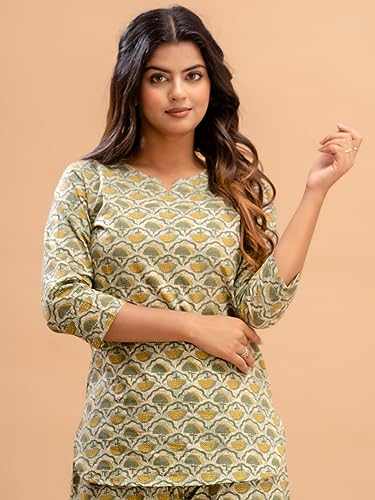 Image of feranoid Women Full Sleeves Cotton Nightsuits