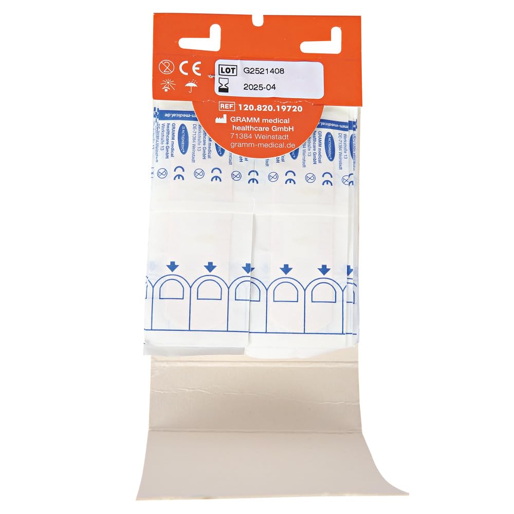 8 Stück Actiomedic Gramm Medical ACTIOMEDIC® EasyAid Refill Strips ELASTIC, hautfarben, L: 72 mm, B: 19 mm, 30 Stück/Packung, Pflaster, Wundpflaster, Fingerpflaster