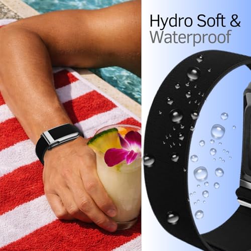 Image of Hydra Soft Wrist Strap for Whoop 5.0 One /Peak /Life MG Band Strap - Durable, Adjustable Fitness Tracker Strap | Breathable, Comfortable Bands for Workout, Sleep, and Health Monitoring (Device Not Included)