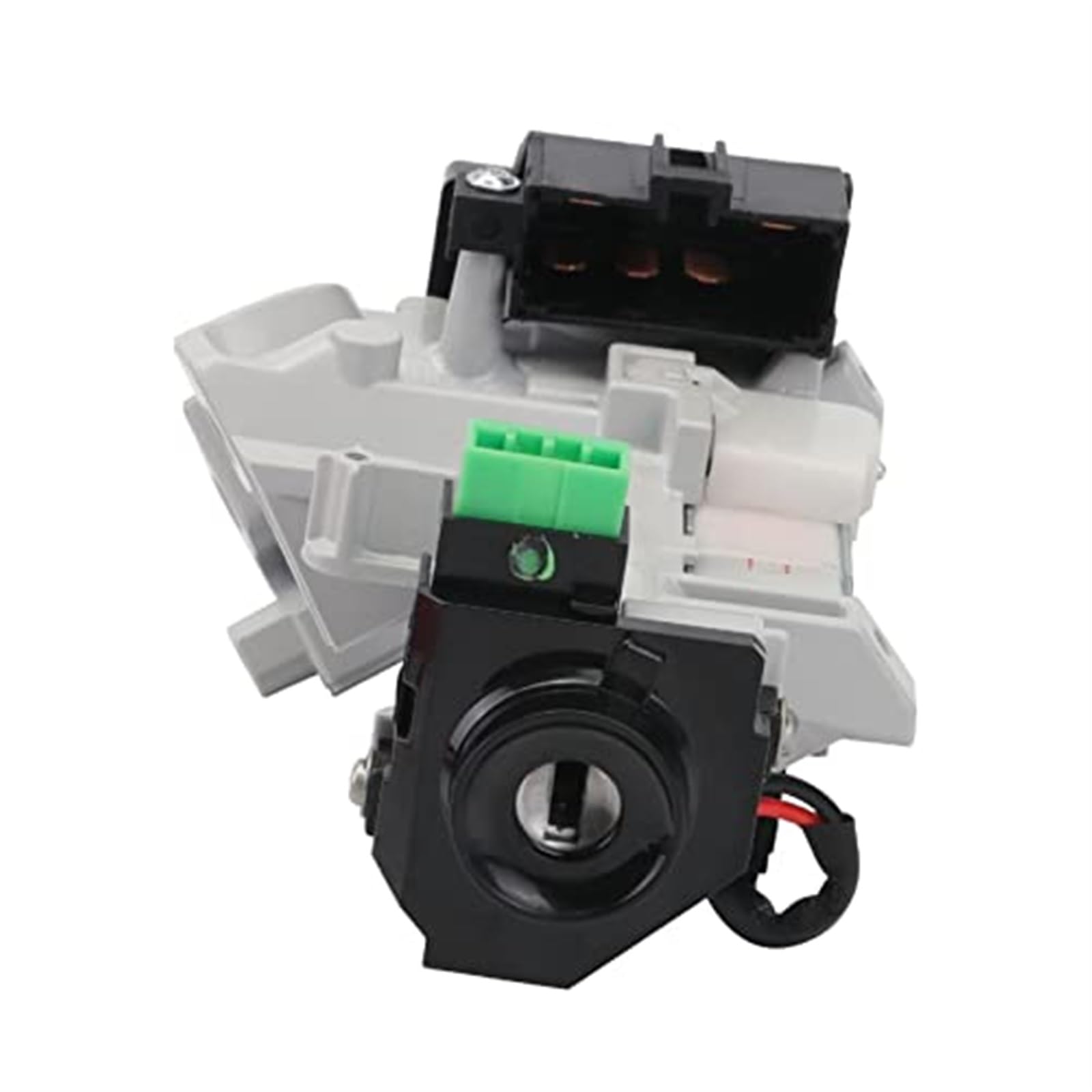 Kompletny zestaw zamków Wyłącznik zapłonu Cylinder zamka drzwi Immobilizer 8E Chip, dla Accord, 2006-2007 Cylinderek zamka wyłącznika zapłonu samochodu(BLACK Full Set-3 Button)