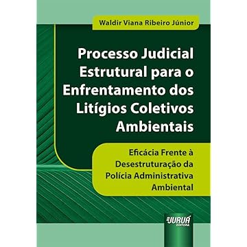 Capa do livro Processo Judicial Estrutural para o Enfrentamento dos Litígios Coletivos Ambientais - Eficácia Frente à Desestruturação da Polícia Administrativa Ambiental