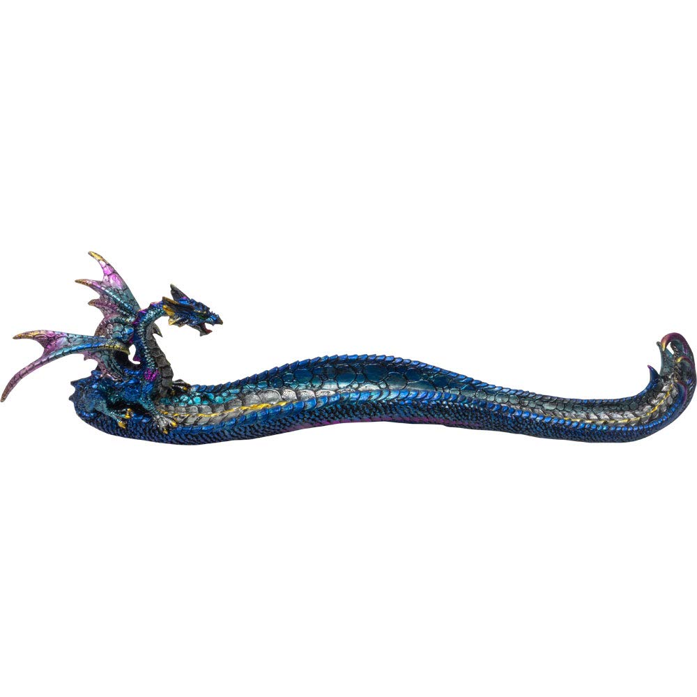 Blue Dragon with Claw Incense Holder