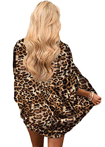 Image of CASURESS Women's Cardigan-Sheer Kimono Loose Summer Floral Print Cover Ups