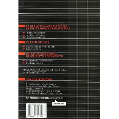 Gramatica didactica del espanol (Spanish Edition) Flexibound September 1, 2010