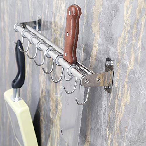 Dseap GJ-SGAN-LG-8G1P Pot Rack - Pots And Pans Hanging Rack Rail thumb #1