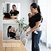 ELDOMA Black Baby Wrap Carrier - Lightweight, Breathable Baby Sling, Hands Free Baby Carrier Sling, Baby Carriers from Newborn to Toddler, (7-35 lbs / 3-15kg)