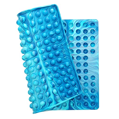 Collory® Backmatte Hundekekse für MEDIUM HALBKUGEL (1,5cm Ø) Leckerlis, Silikon Backform, Backunterlage für Backblech, Diätmatte, Hitzebeständig, Lebensmittelecht & Bpa-frei