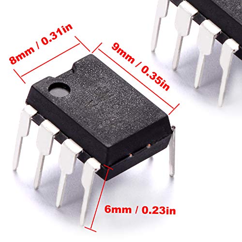 Young4us 100 Pcs IC Dip LM358, LM358 DIP LM358N Operational Amplifier Dual op-amp (Pack of 100)