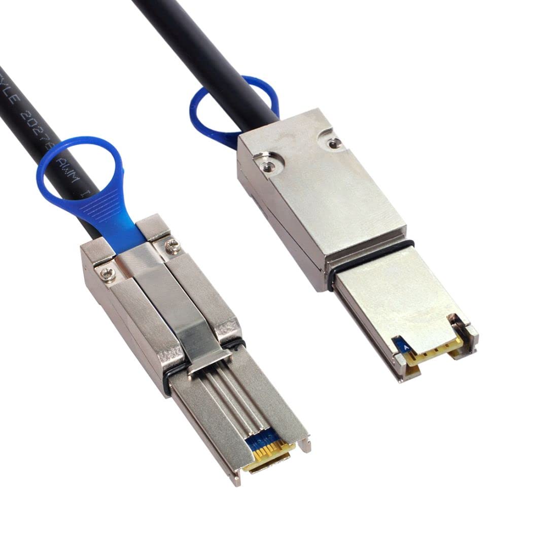 chenyang Câble SFF-8088 vers SFF-8088, câble d'extension externe Mini SAS SFF-8088 26 broches 4 voies pour disque de données RAID multivoies 6 Gbit/s