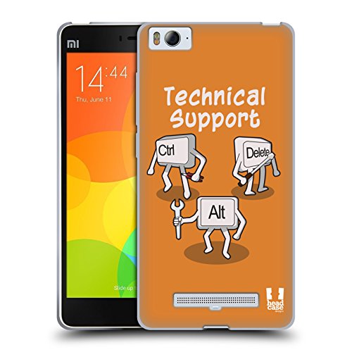 Head Hülle Designs Technische Unterstützung Keyboard Shortcuts Soft Gel Handyhülle Hülle kompatibel mit Xiaomi Mi 4c / Mi 4i