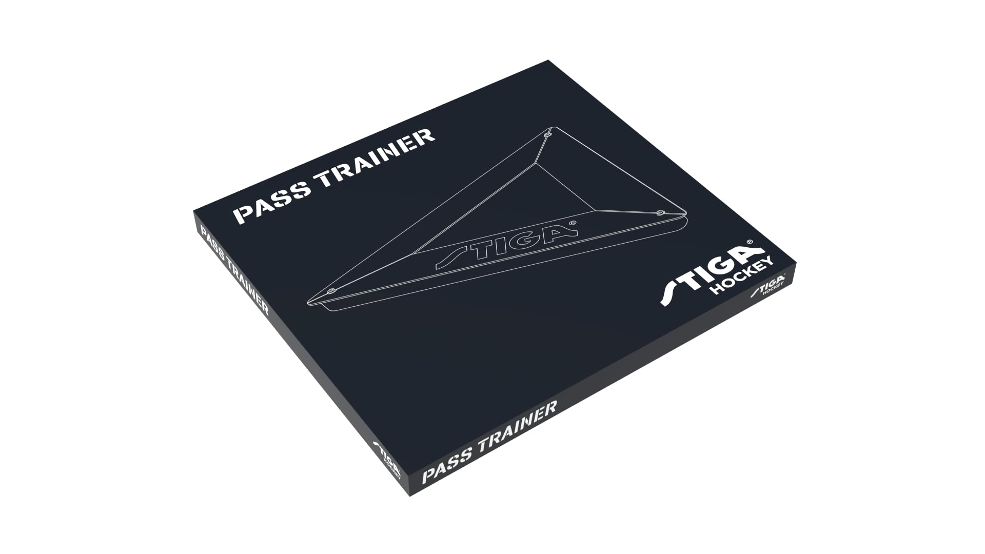 Stiga Unisex Youth Hockey Pass Trainer, czarny, jeden rozmiar