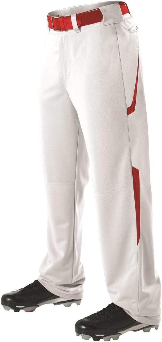 Alleson Athletic 605WL2Y - Two Color Baseball P - XXS - WH/RD