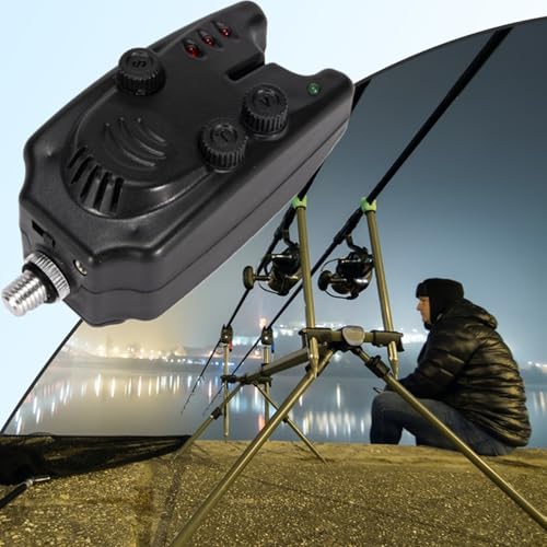 Alerta de sonido visual impermeable para cañas para evitar perder picadas 3