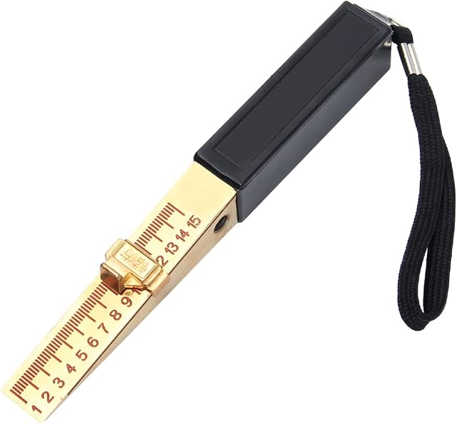 Rebanky Door Gap Measure Tool 0.2mm Feeler Gauges Metric Fire Door Gap Gauge Engineering Ruler for House Engineering Inspection Flatness Measuring
