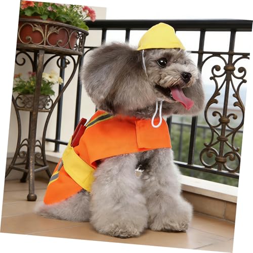 Disfraz para perro talla XL con apariencia de ingeniero miniatura 5