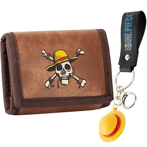 One Piece Cartera y Llavero para Niños y Hombres, Monedero Juvenil con Tarjetero, Llavero Anime Chico Friki, Regalo Adolescente | Ya disponible en tu tienda friki favorita! En mundofriki.es!