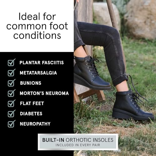 ABEO Passage Lace Up Boots for Women | Fall Boots For Women | Water Resistant Leather | Built-In Orthotic Insole4