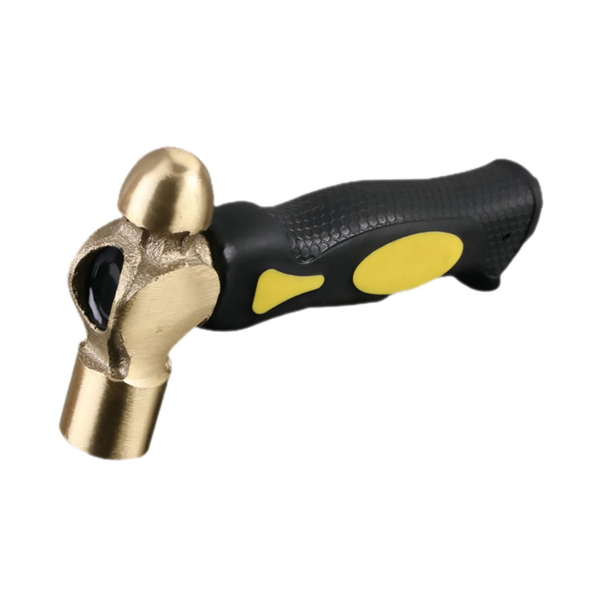 NUOBESTY Martillo de Latón de Lb Martillo de Estampación de Metal Cabezas de Mazo de Doble Cara para Bricolaje