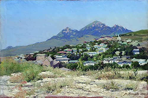Lienzo de Pyatigorsk TVLAR, cuadro clásico de 60x90cm para inspirar tu oficina o despacho