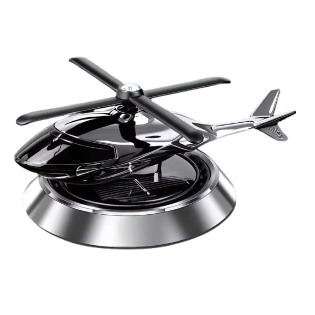 Monarchie Solar Powered Helicopter For Car Accessories For Dashboard With Aroma Diffuser For Car Interior Dashboard Compatible for G-Vitra-image-49