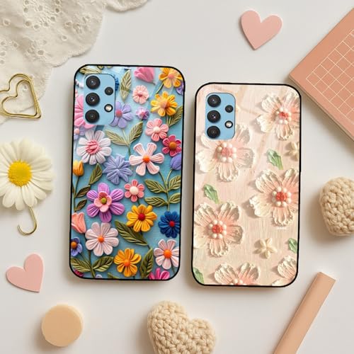 Image of COLORflow Back Cover Compatible with Samsung A23 4G / A23 5G | Whisper of Petals Customized | Shockproof TPU Bumper with Camera Protection Back Cover Compatible with Samsung Galaxy A23 4G / A23 5G