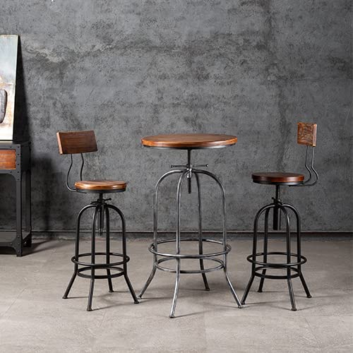BOKKOLIK-Vintage-Bar-Table-Swivel-Industrial-Style-Pub-Table-Kitchen-Dining-Tables-Height-Adjustable-374-453inch-Coffee-Table-with-Footrest-