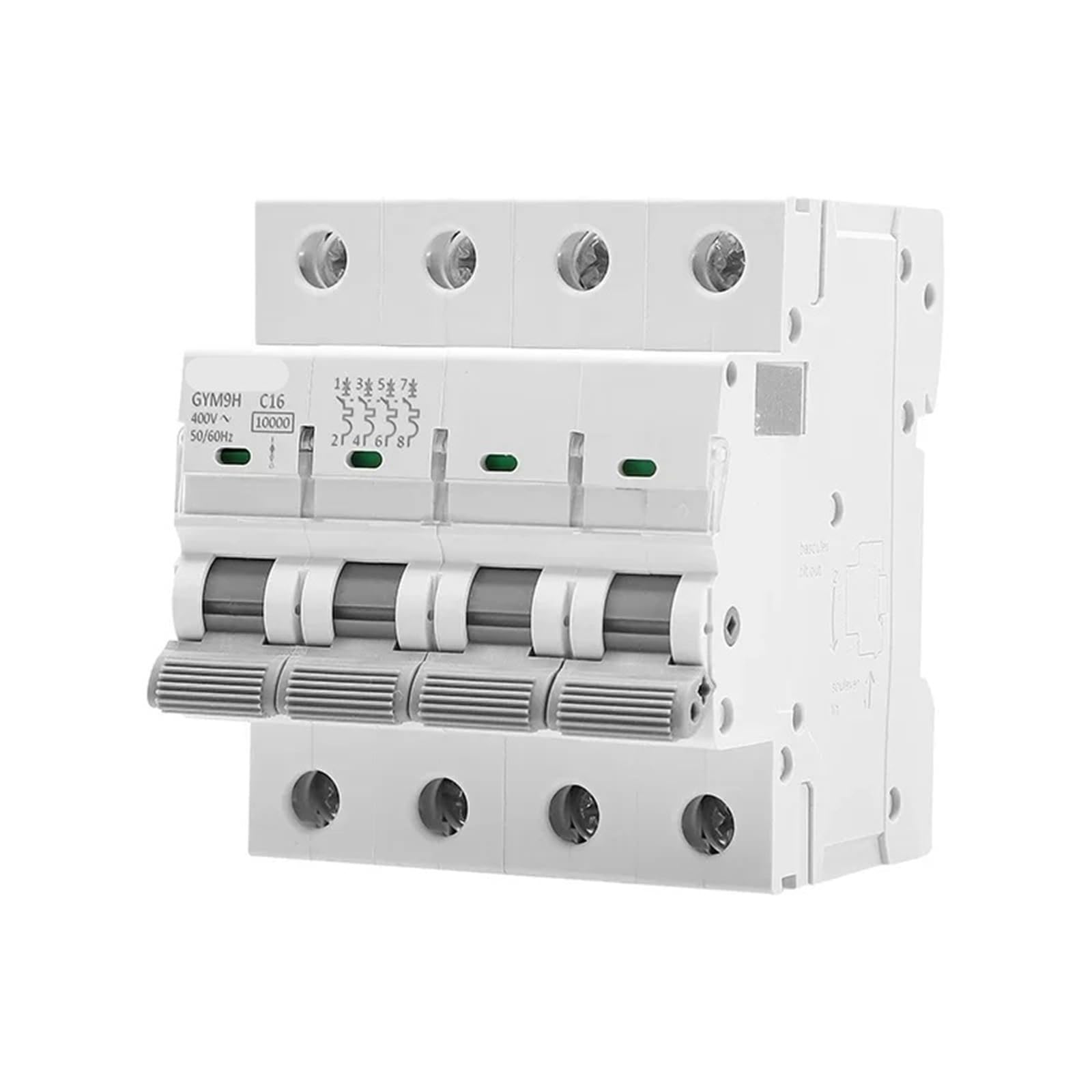 Disjoncteur GYM9H 10KA 4P 6A -63A 220V Courbe C 1 pièce(50A)