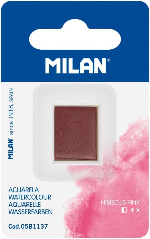 MILAN® Watercolor refill in medium godet format, hibiscus pink