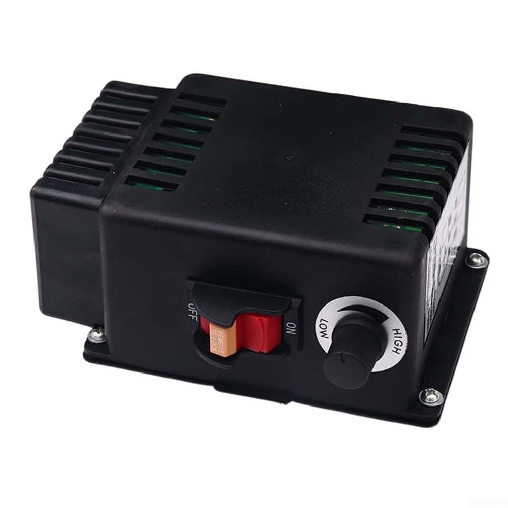 Torno de carpintería continuo para control de velocidad, caja de interruptores de placa de circuito compatible con tornos de 550 W y 750 W, soporta fuente de alimentación de 110 V y 220/230 V (110 V)