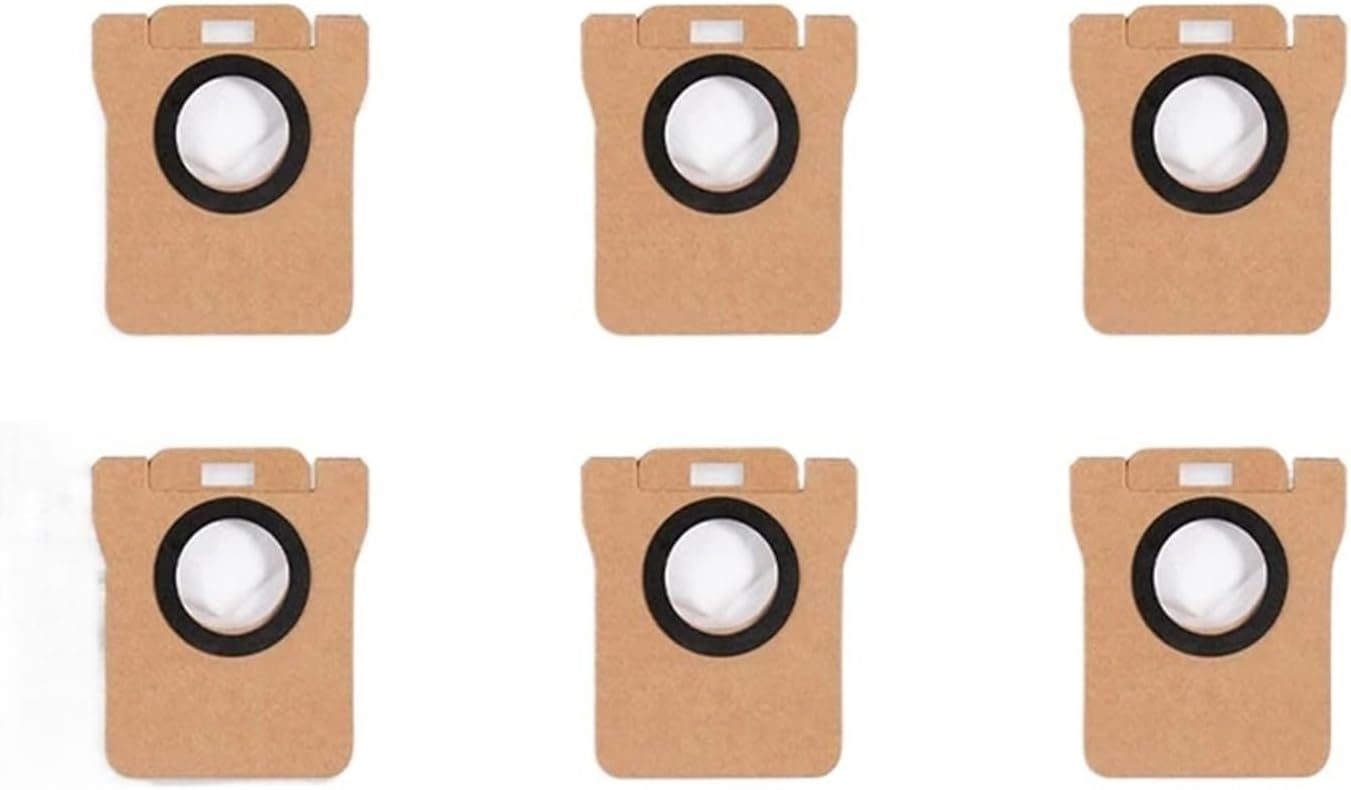 Dust Bag Accessories ，Compatible For Dreame ，L10s L20 Ultra S10 Pro ，Compatible For Mijia ，M30 Compatible For Omni 1S B101CN B116 Robot X10+ Vacuum Cleaner Parts(6pcs)